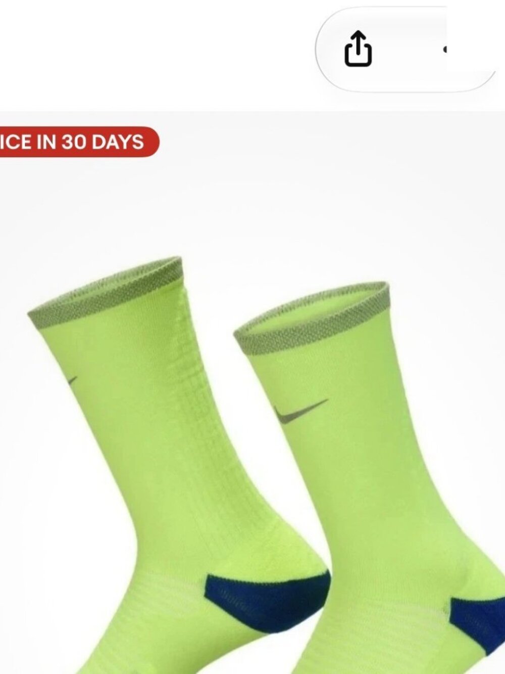 Nike Spark Lightweight Socks 6-7.5 NWT DA3584-702